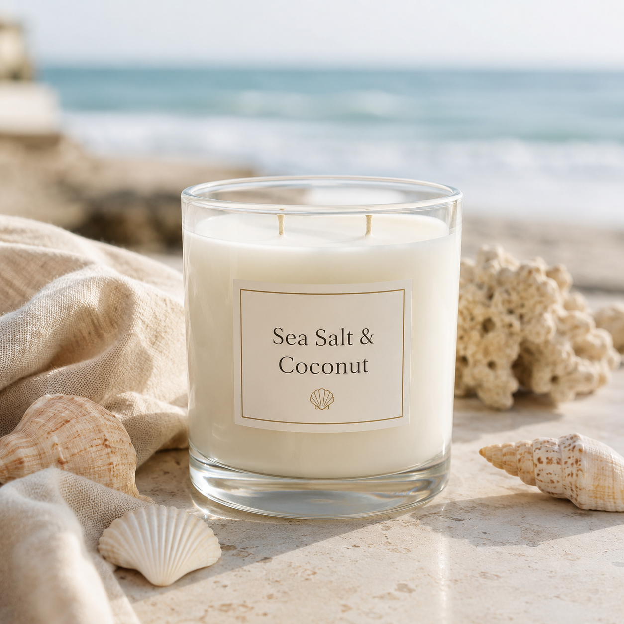 Sea Salt & Coconut Candle