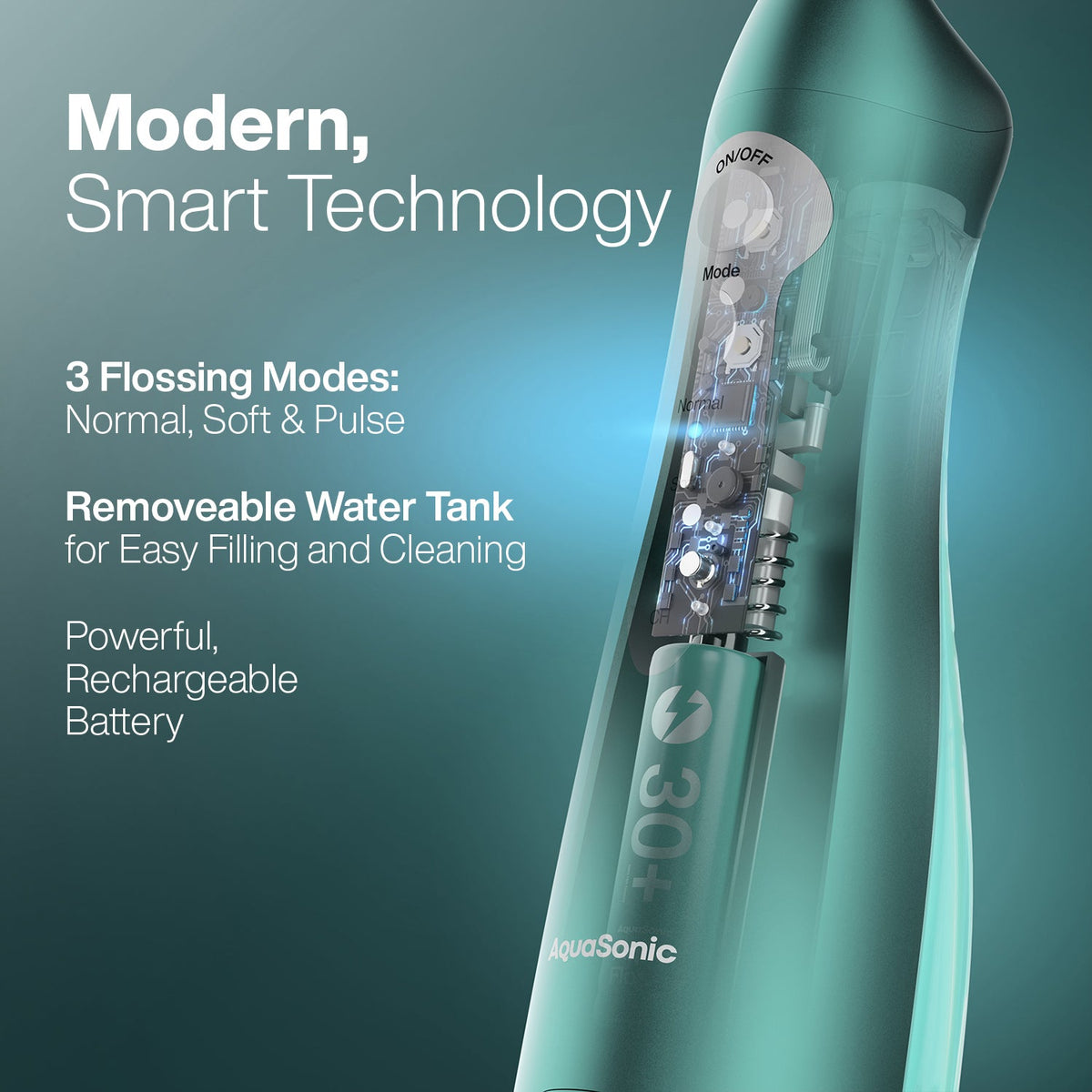 AquaSonic Pro Portable Water Flosser
