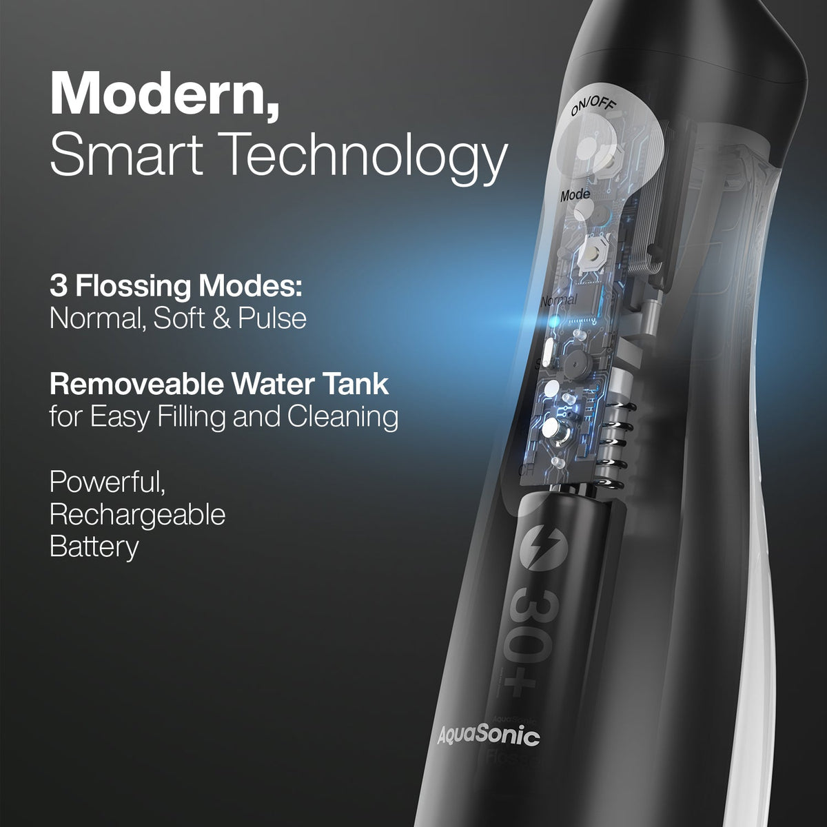AquaSonic Pro Portable Water Flosser