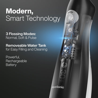 AquaSonic Pro Portable Water Flosser
