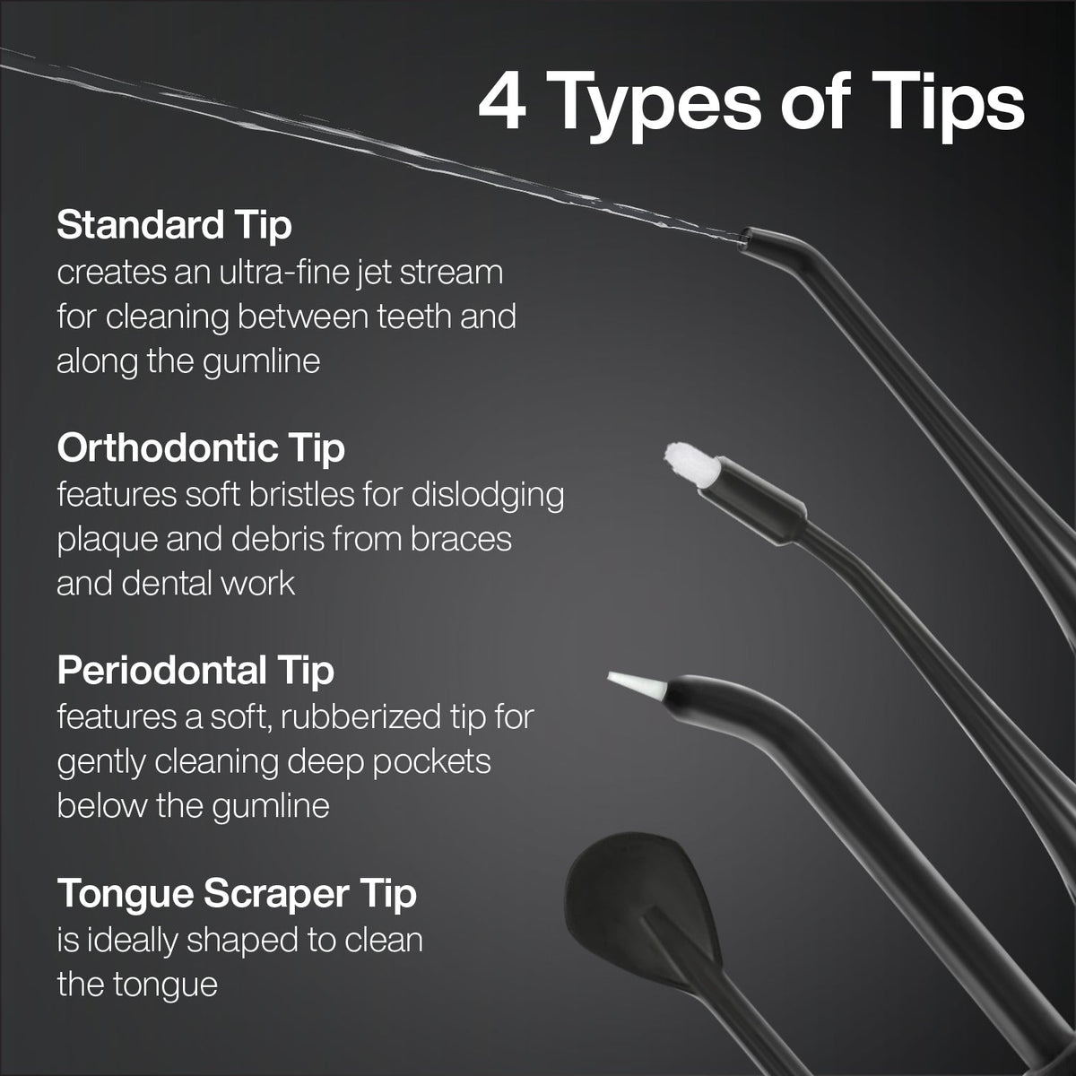 AquaSonic Pro Portable Water Flosser