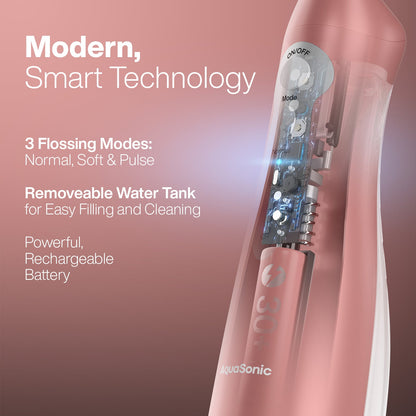AquaSonic Pro Portable Water Flosser