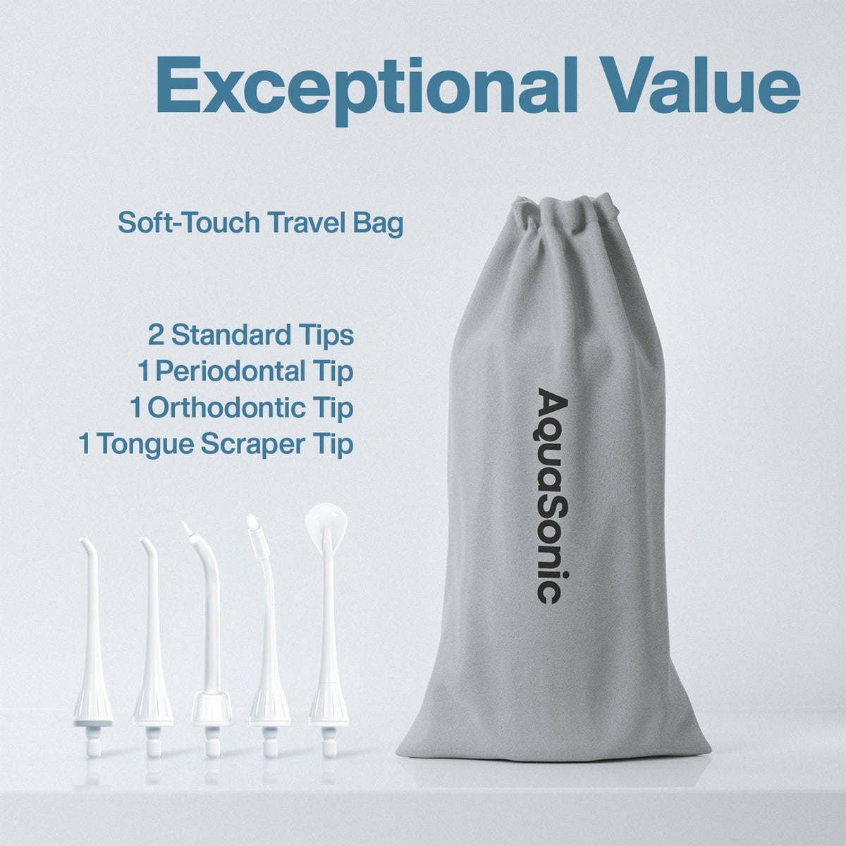 AquaSonic Pro Portable Water Flosser
