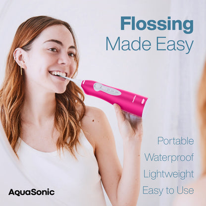 AquaSonic Pro Portable Water Flosser
