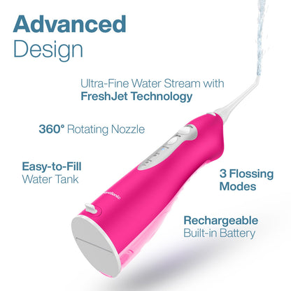 AquaSonic Pro Portable Water Flosser