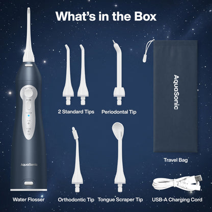 AquaSonic Pro Portable Water Flosser