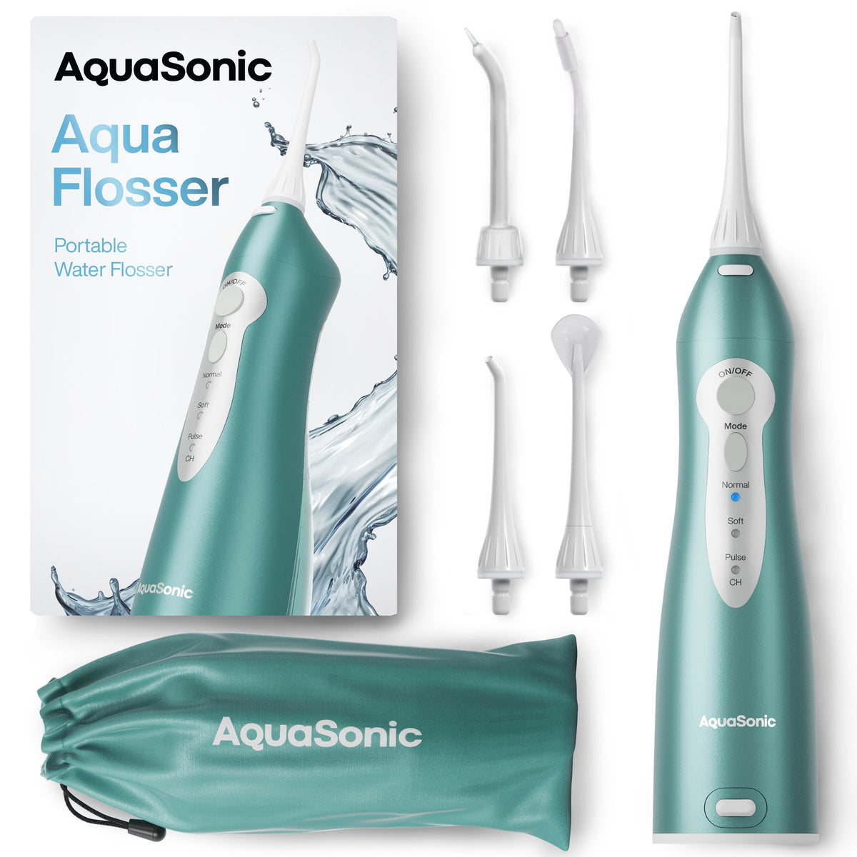 AquaSonic Pro Portable Water Flosser