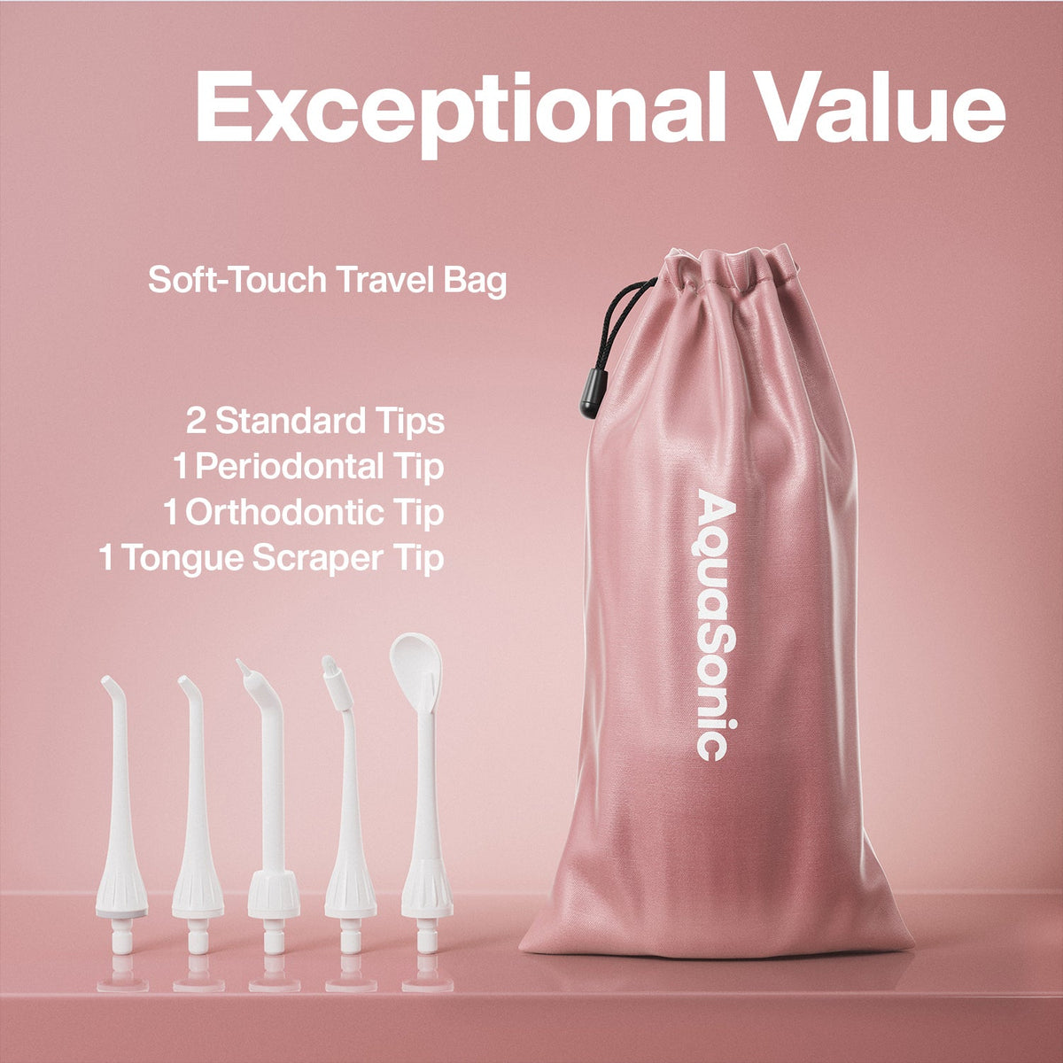 AquaSonic Pro Portable Water Flosser