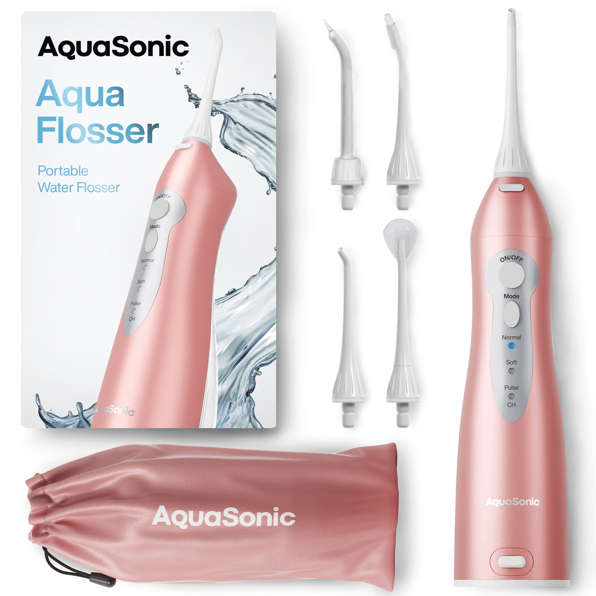 AquaSonic Pro Portable Water Flosser