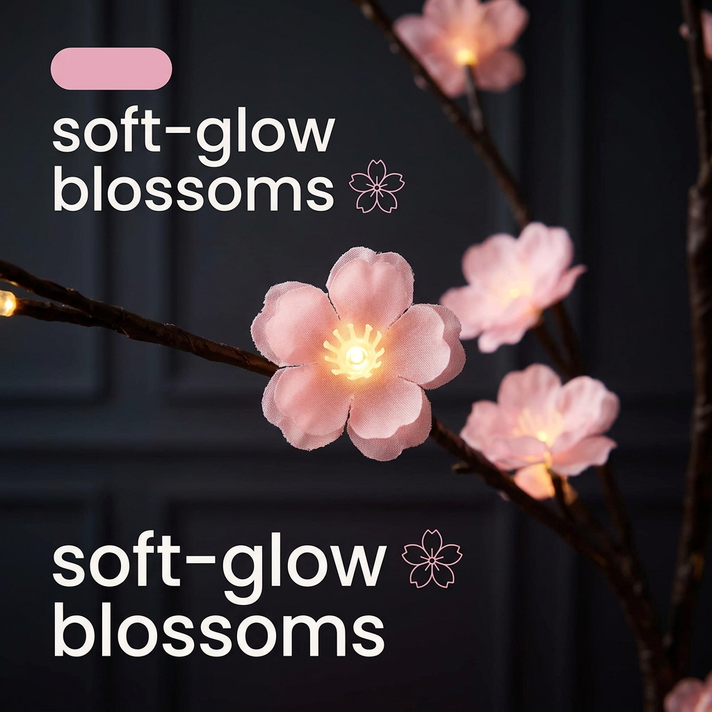 Lumivine Cherry Blossom Vine Lights